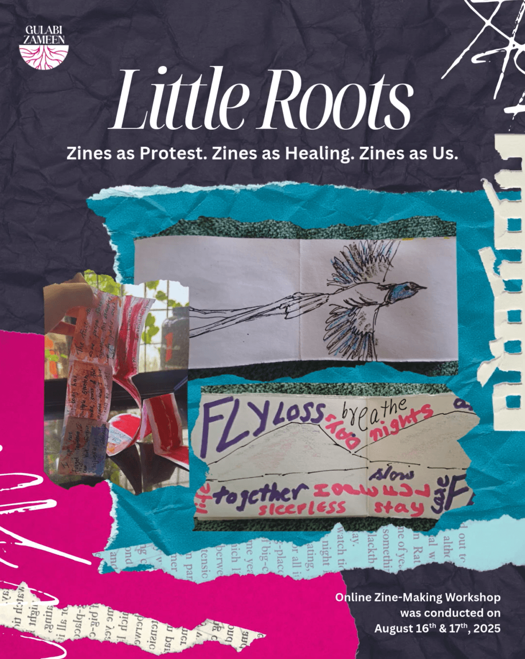 Reflections on Little Roots: Zine Making Workshop